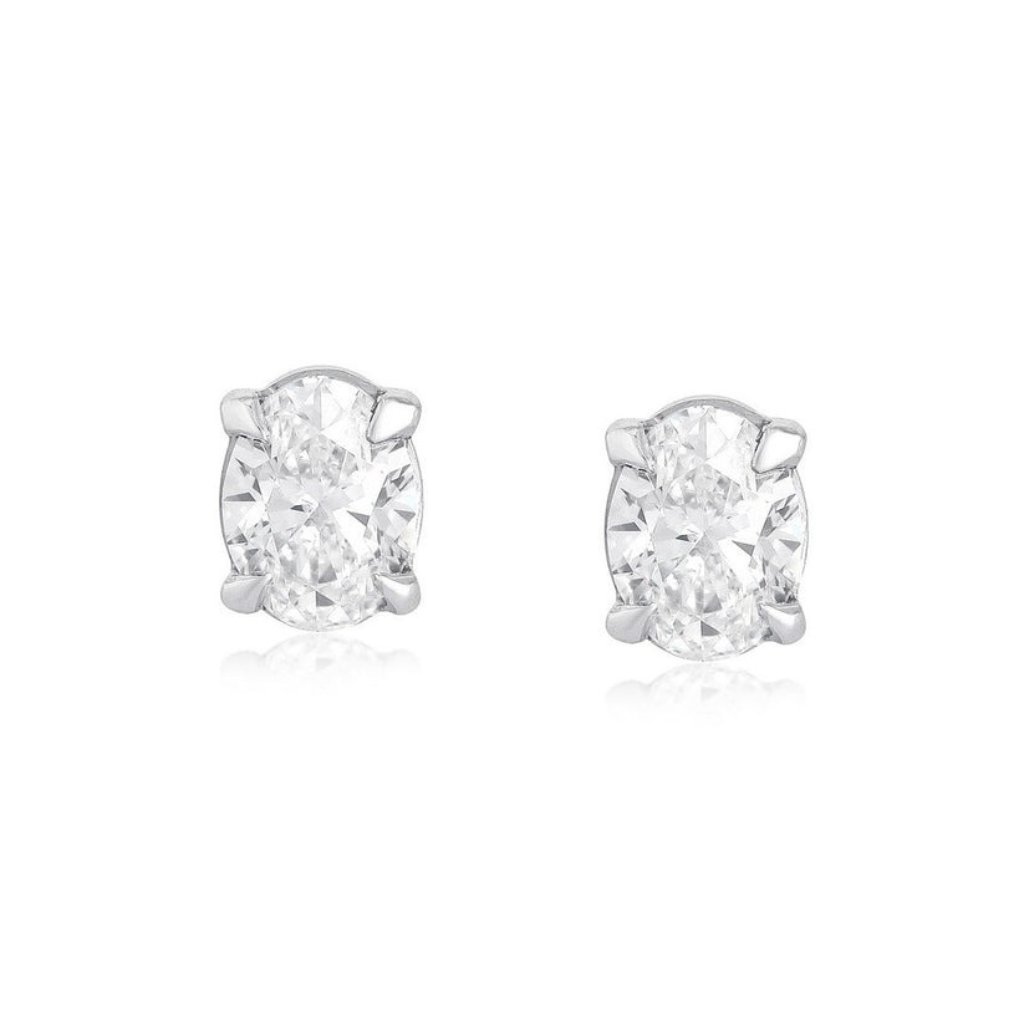 Unforgettable Diamond 14k (Or 18k Upon Request) Yellow Gold Stud Earrings